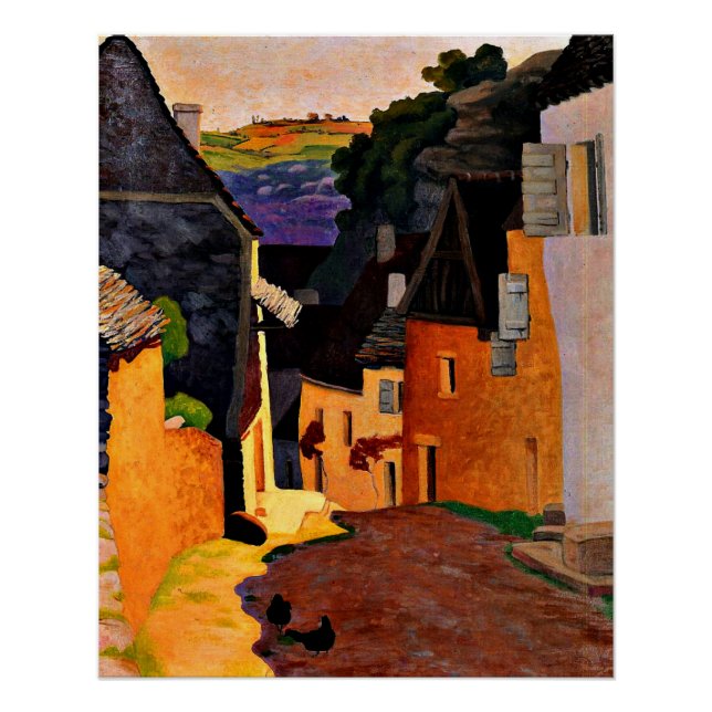 Felix Vallotton - Rocamadour Landschaft Poster (Vorderseite)