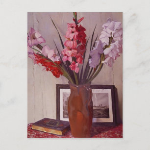 Felix Vallotton - Stillleben mit Gladioli Postkarte