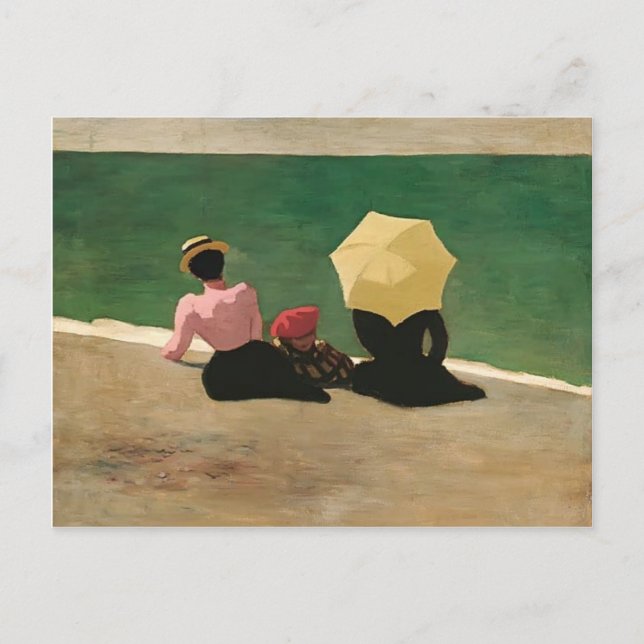 Felix Vallotton - Wir the Beach Postkarte (Vorderseite)