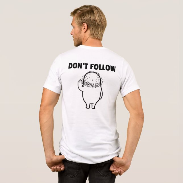 Felix VERGEBEN Tri-Blend Shirt (Rückseite voll)