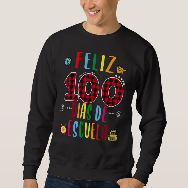 Feliz 100 Dias De La Escuela Tee 100 Days Of Schoo (Vorderseite)