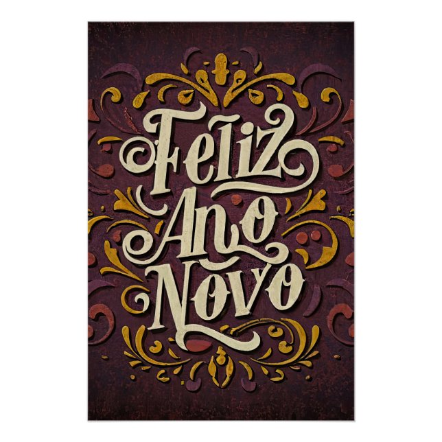 Feliz Ano Novo Poster (Vorderseite)