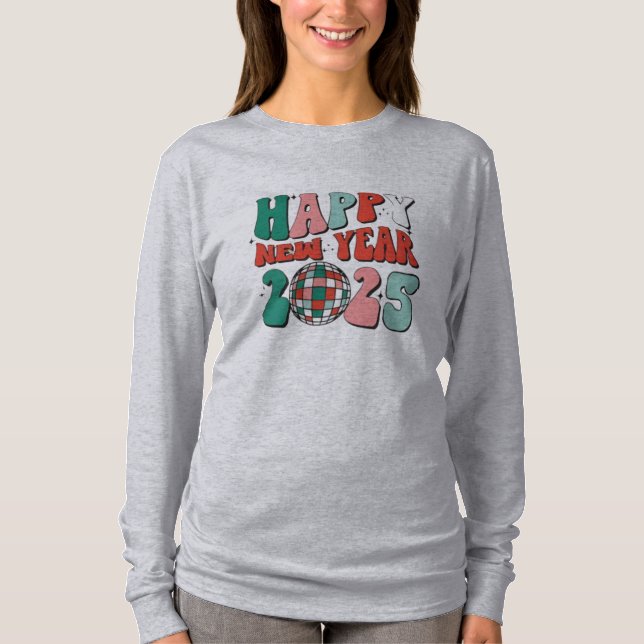 Feliz año nuevo 2025 T-Shirt (Vorderseite)