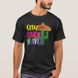 Feliz Cinco De Mayo Fiesta Girls Jugend T-Shirt