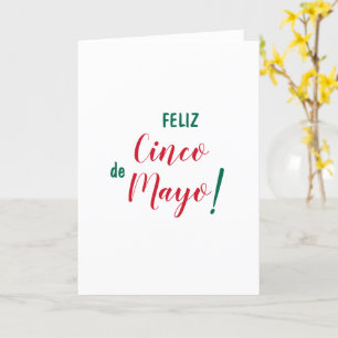 Feliz Cinco de Mayo Green Karte