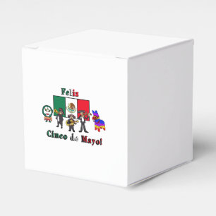 Feliz Cinco de Mayo! Illustration des Cartoon Geschenkschachtel