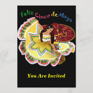 Feliz Cinco Einladungen Des Mayo