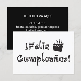 Feliz cumpleanos arriba Kuchen Einladung