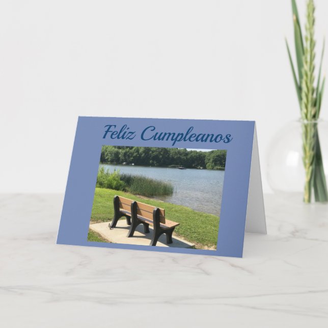 **FELIZ CUMPLEANOS**-FREUNDLICHER GEBURTSTAG SPANI KARTE (Vorderseite)