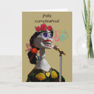Feliz Cumpleanos Geburtstag auf Spanisch Catrina S Karte