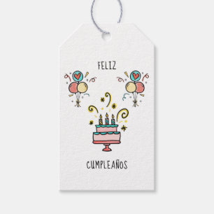 Feliz Cumpleaños Happy Birthday Geschenkanhänger