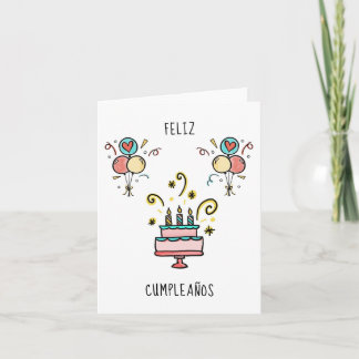 Feliz Cumpleaños | Happy Birthday Karte