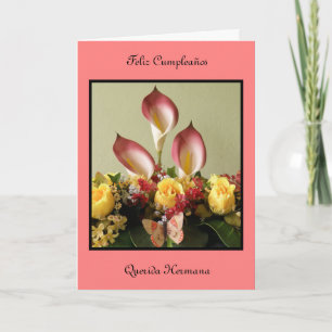 Feliz Cumpleaños querida hermana Karte