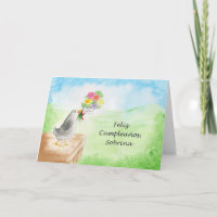 Feliz Cumpleanos Sobrina, Pajaro Betrug Flores