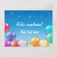 ¡Feliz cumpleaños! Spanische Geburtskarte