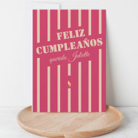 Feliz cumpleaños spanische Geburtstagskarte