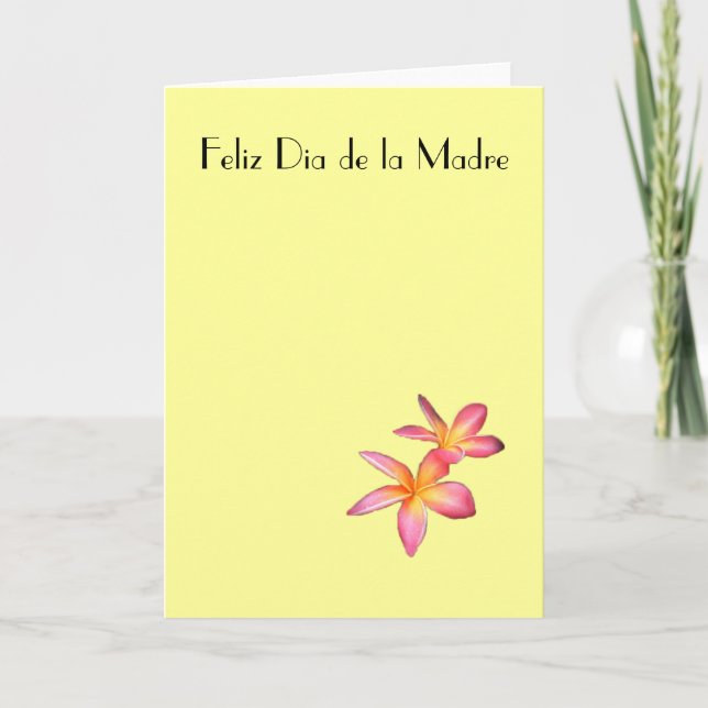 Feliz Dia de la Madre 11 Karte (Vorderseite)