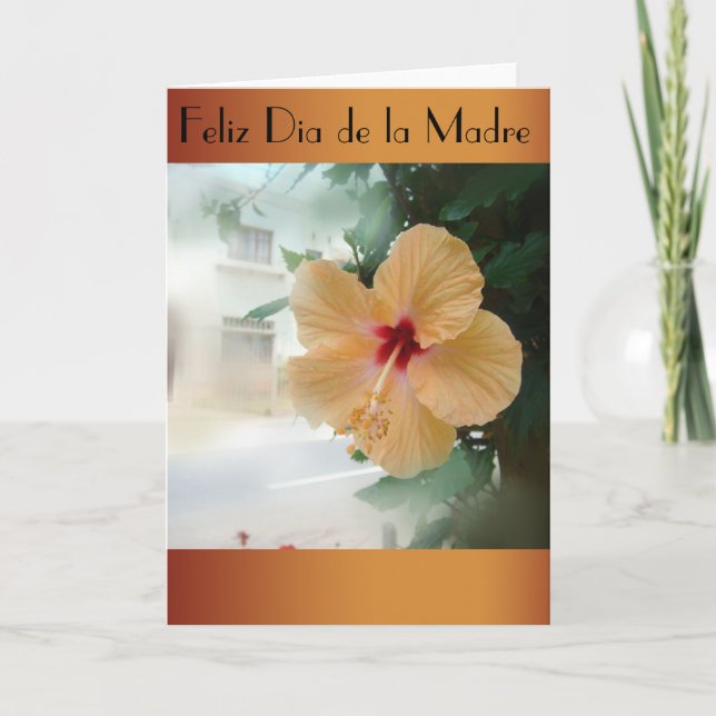 Feliz Dia de la Madre 2 Karte (Vorderseite)