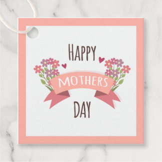 Feliz Día de la Madre Etiqueta de regalo - Diseño Geschenkanhänger