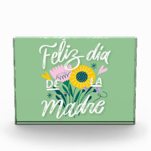 Feliz Dia De La Madre Foto Block