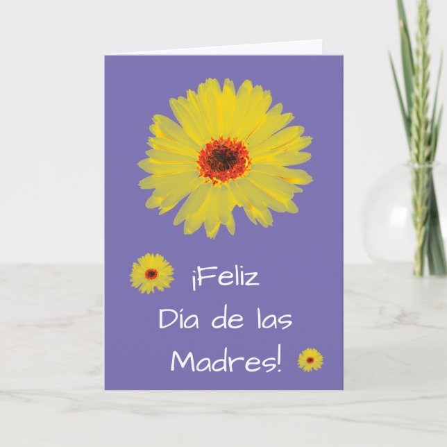 ¡Feliz Día de la Madre! Tarjeta Karte (Vorderseite)