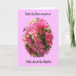 Feliz Dia de Las Madres Karte