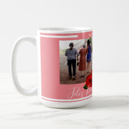 Feliz Día de Las Madres Rose Soft Coral Kaffeetasse