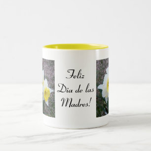 Feliz Dia de Las Madres taza/Schale/Tasse Zweifarbige Tasse