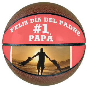 Feliz Dia Del Padre #1 Papa Custom Foto Basketball