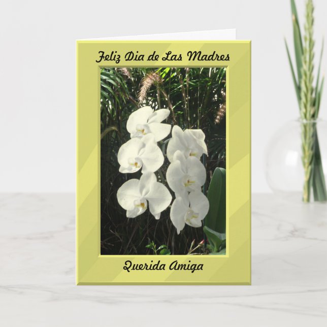 Feliz Durchmesser de Las Madres querida Amiga Karte (Vorderseite)