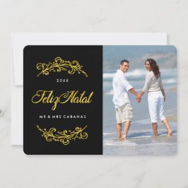 Feliz Geburts- Foto-Karten Feiertagskarte