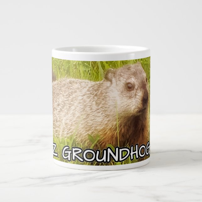 Feliz Groundhog Day! Tasse (Vorderseite)
