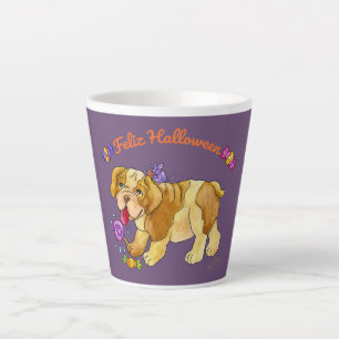Feliz Halloween Puppy Tasse 12 oz