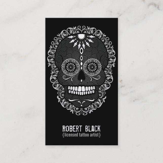 Feliz Muertos - kundenspezifische Visitenkarte (Vorderseite)