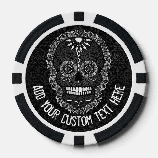 Feliz Muertos - Zuckerkulturen - Poker-Chips Pokerchips (Vorderseite)