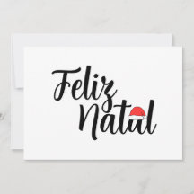 Feliz Natal com a touca do Papai Weihnachten