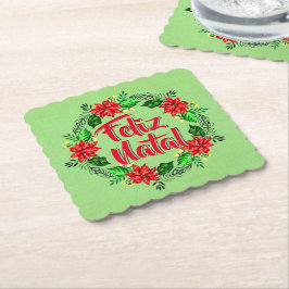 Feliz Natal Portugiesisch Frohe Weihnachten Untersetzer