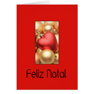 Feliz Natal - Portugiesische Weihnachtskarte