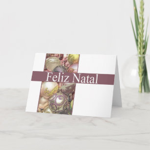 Feliz Natal, Portuguese Christcard Feiertagskarte