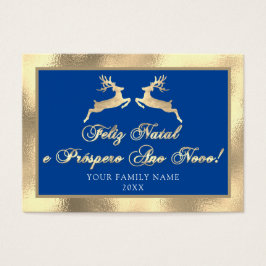 Feliz Natal Próspero Anno Nuovo Foto Rahmen Royal