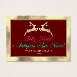 Feliz Natal Próspero Anno Nuovo Foto Royal