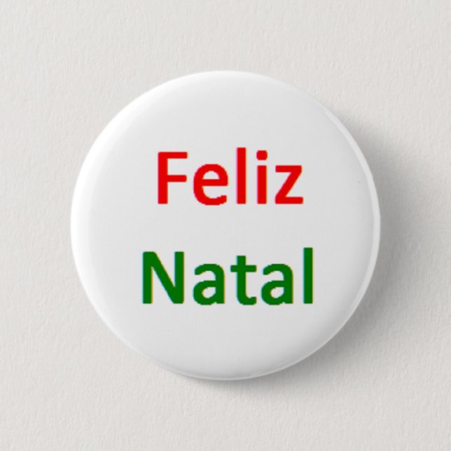 feliz nataler Kaffee-Tasse Button (Vorderseite)
