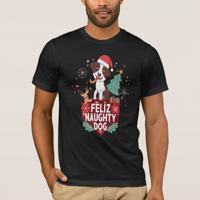 Feliz Naughty Dog T - Shirt (Vorderseite)