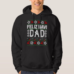 Feliz Navi Vater-Navidad Ugly Christmas Sweater Hoodie