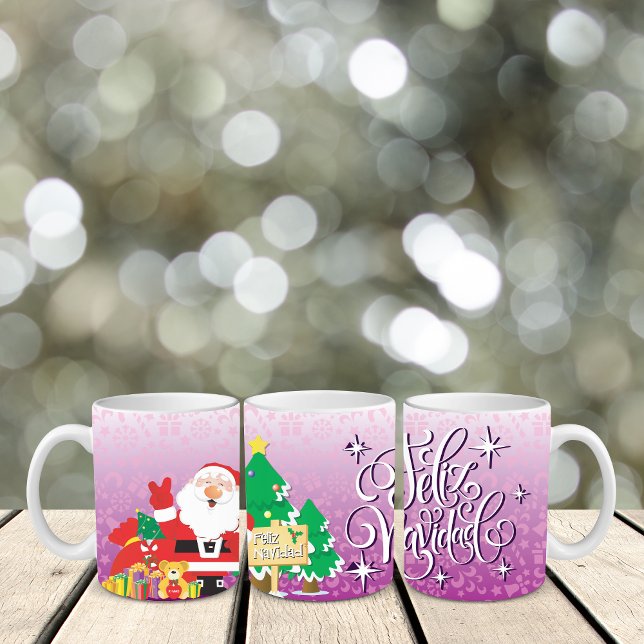 "Feliz Navidad" 11 oz Kaffeetasse (Von Creator hochgeladen)
