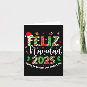 Feliz Navidad 2025 Matching Family Spanish Christm Karte