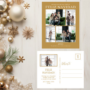 Feliz Navidad 5 Foto Feiertagspostkarte