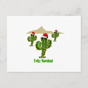 Feliz Navidad - Arizona Weihnachten Saguaro Lichte