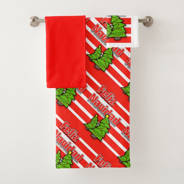 Feliz Navidad Badhandtuch Set (Insitu)