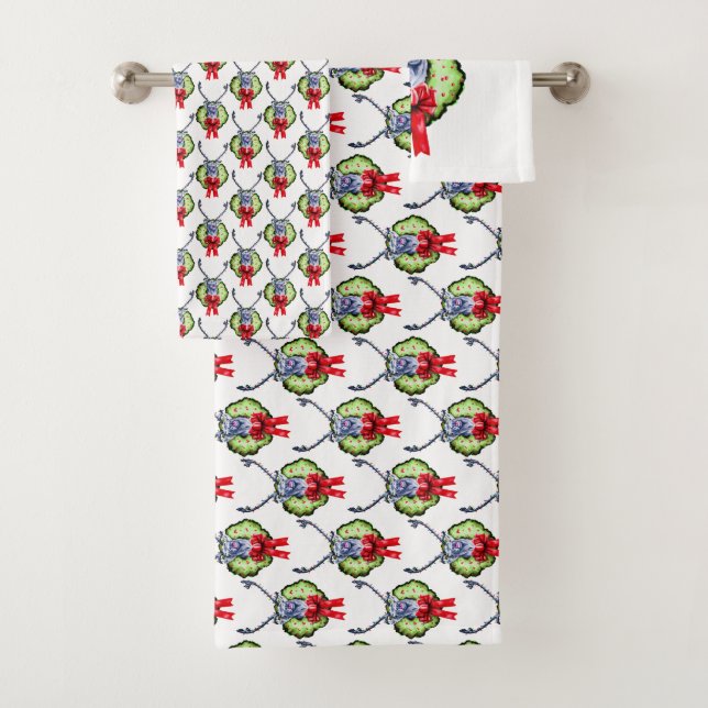 Feliz Navidad Badhandtuch Set (Insitu)